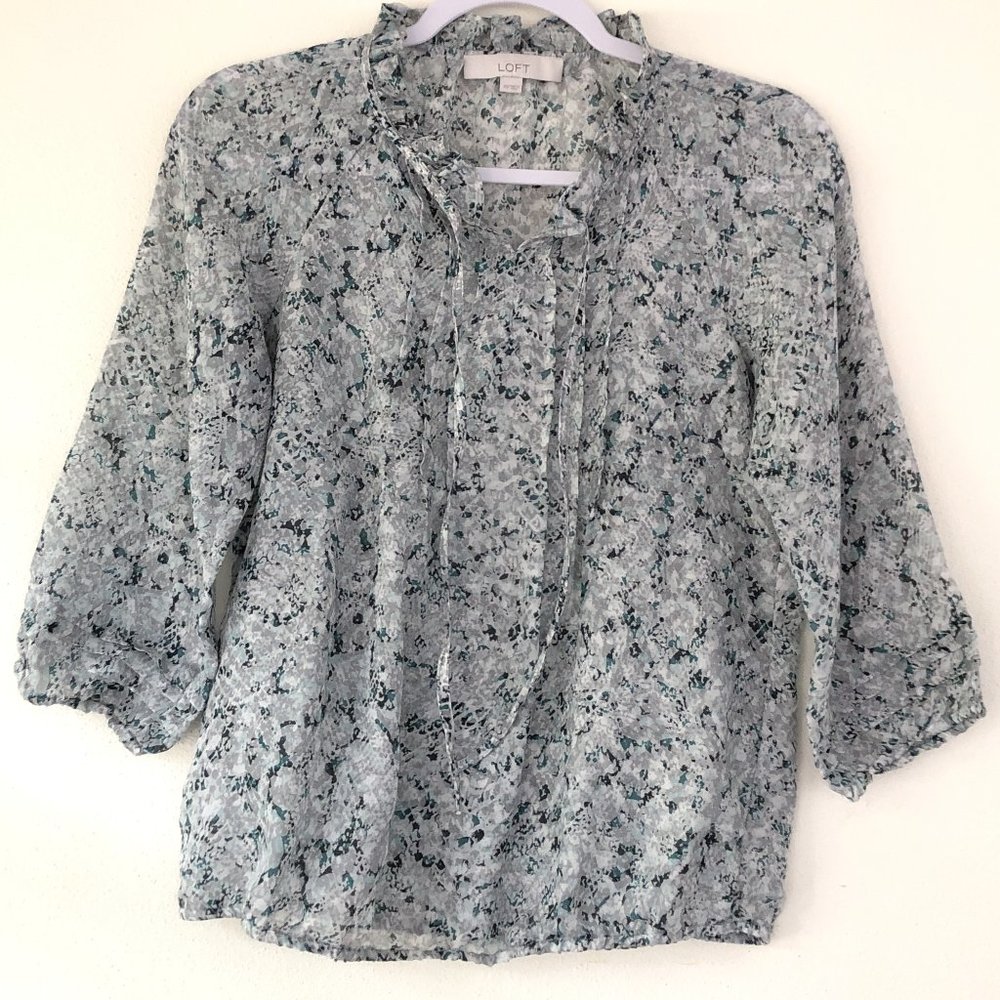 Ann Taylor LOFT Pull-Over Blouse Size XS